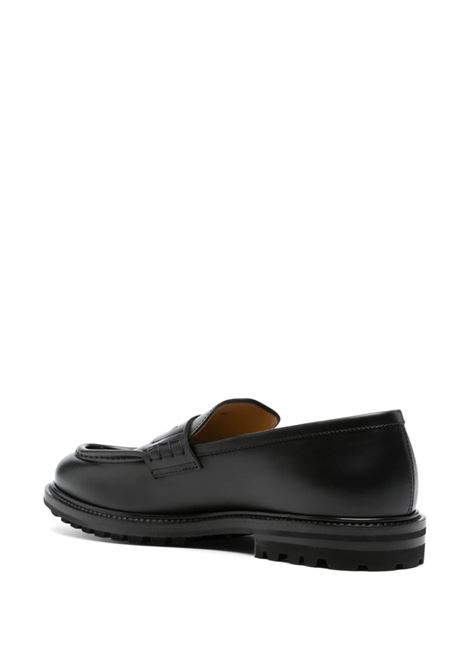 Black leather loafers Henderson baracco - men HENDERSON BARACCO | 83409P0NR